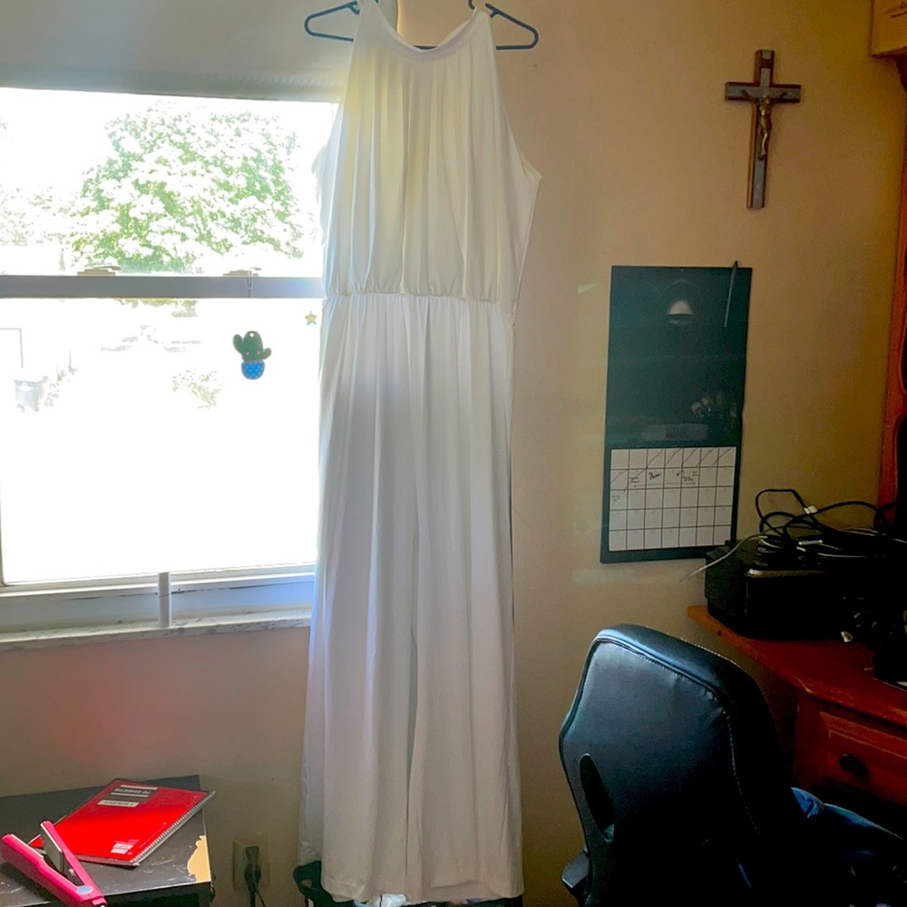 Brand new, never worn, white pants suit